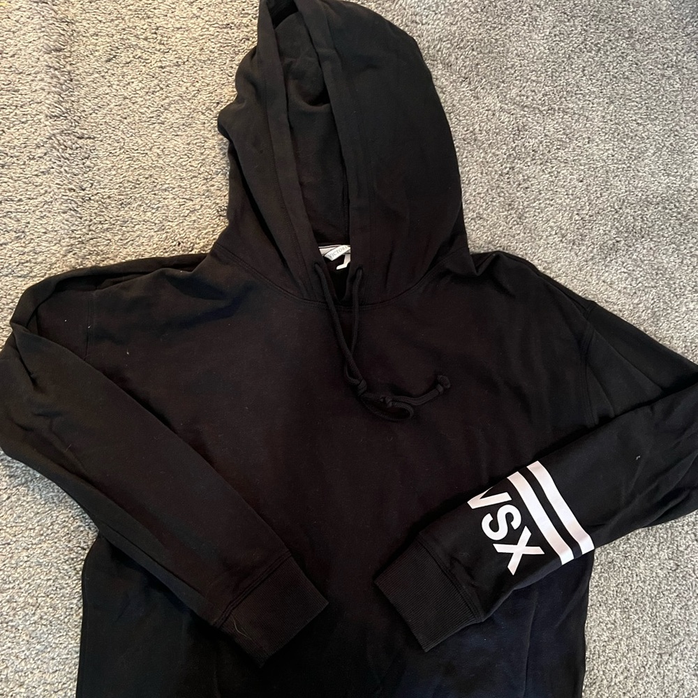 Victoria’s Secret black hoodie sweatshirt size small